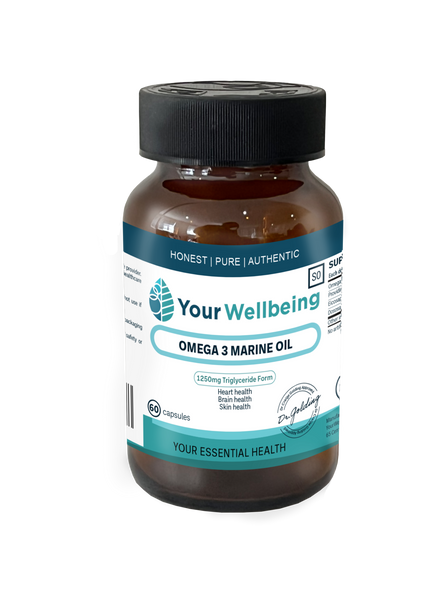 YWB Omega 3 Marine Oil Extract (2500mg) 60's