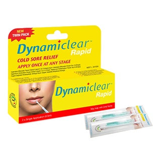 Dynamiclear Rapid Cold Sore Treatment 2 Pack